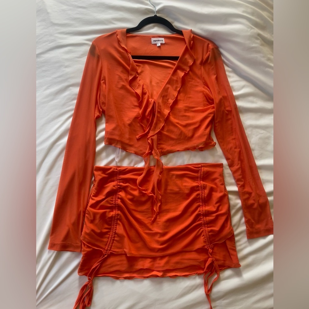 Superdown Indy Ruffle Skirt Set